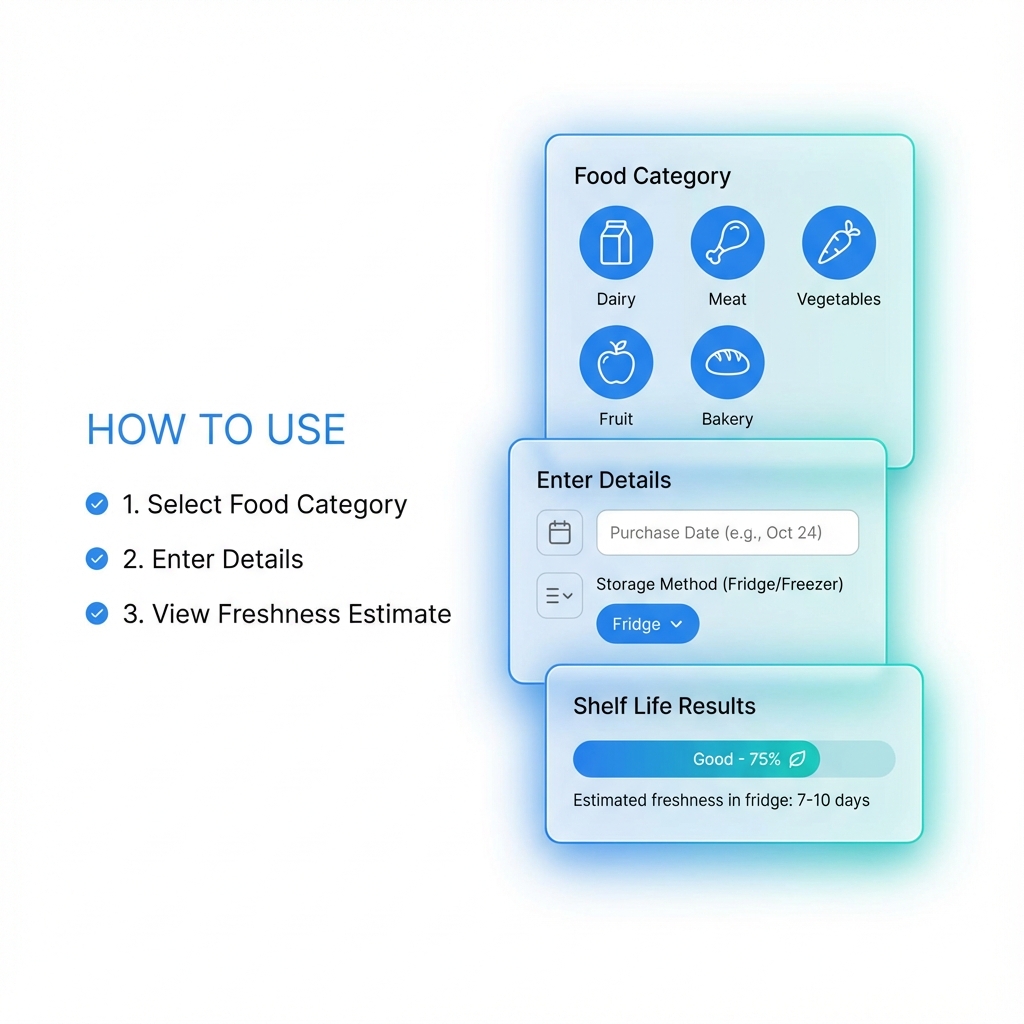 Shelf Life Calculator Interface